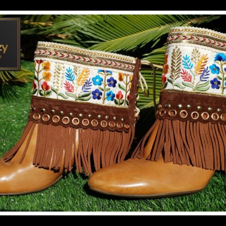 Handcrafted Boho Boot Cover