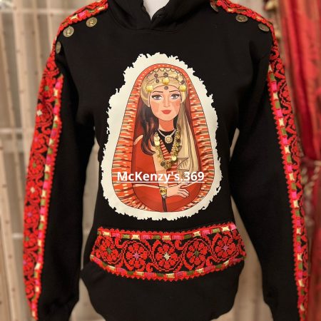 Handcrafted Jordanian Hoodie in Ma'an Character(معان)