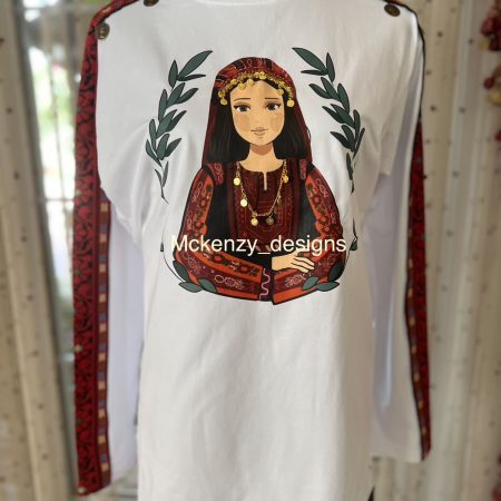 Palestinian T Shirt  in Jaffa Character (يافا)