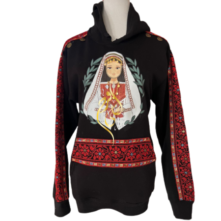Handcrafted Palestinian Long Sleeve Shirt in RamAllah THOUB (رام الله)