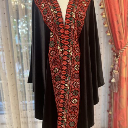 Embroidered Velvet Shawl