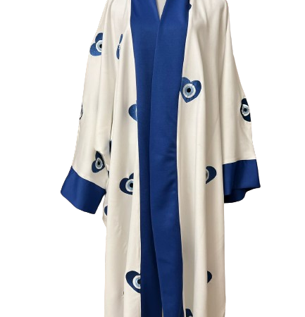 Embroidered Evil-Eye Abaya
