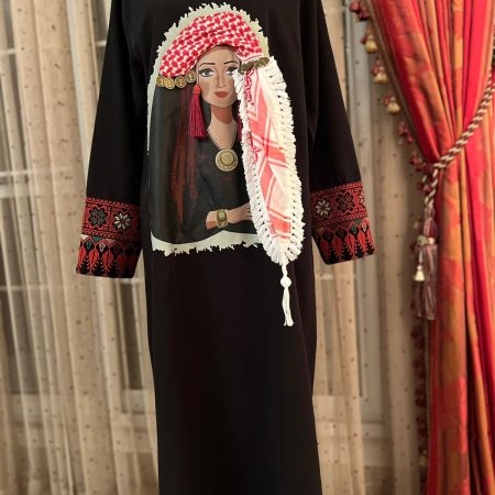 Elegant  Jordanian Dress (Balqa Thobe)